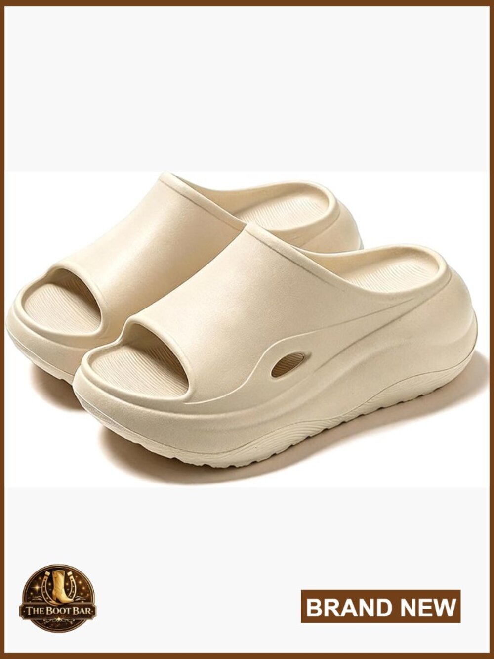 Platform Slide Sandals Comfort Arch Support Slip On EVA Slippers